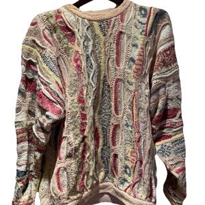 COOGI Multicolor Cable Knit Sweater